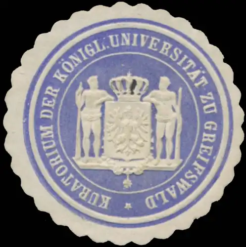 Kuratorium der K. UniversitÃ¤t zu Greifswald