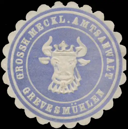 Gr. Mecklenburg. Amtsanwalt GrevesmÃ¼hlen