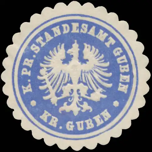 K.Pr. Standesamt Guben