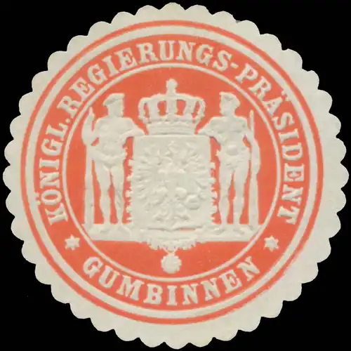 K. RegierungsprÃ¤sident Gumbinnen