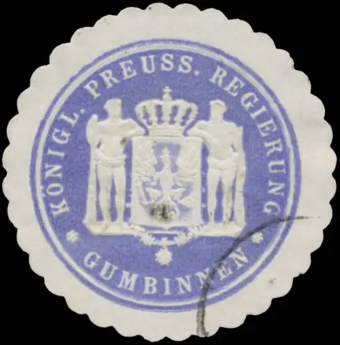 K.Pr. Regierung Gumbinnen