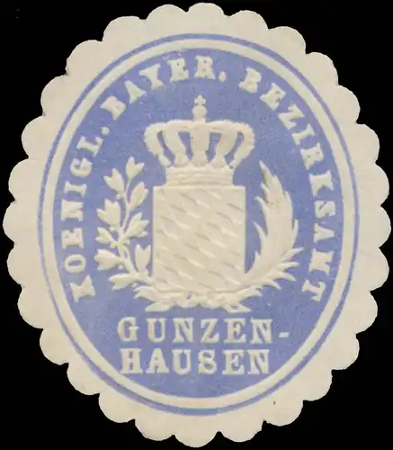 K. Bayer. Bezirksamt Gunzenhausen