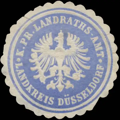 K.Pr. Landrathsamt Landkreis Düsseldorf