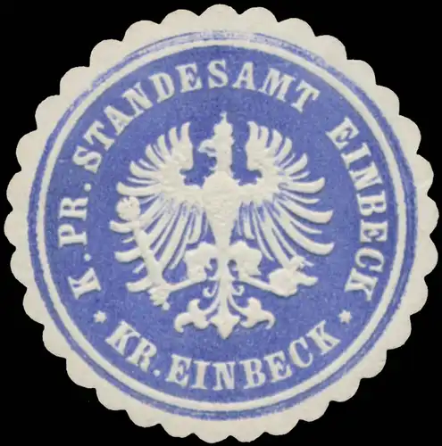 K.Pr. Standesamt Einbeck
