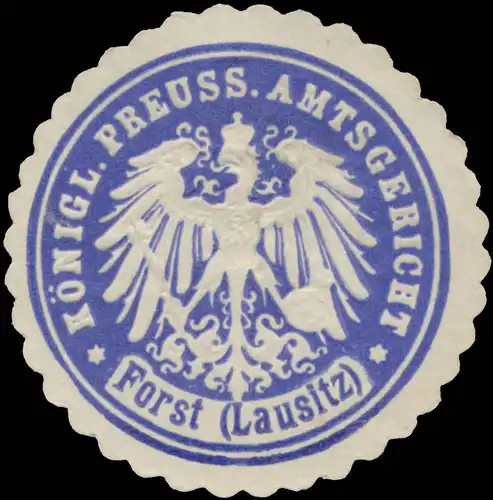 K.Pr. Amtsgericht Forst/Lausitz