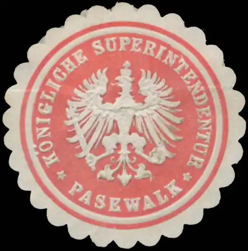 K. Superintendentur Pasewalk