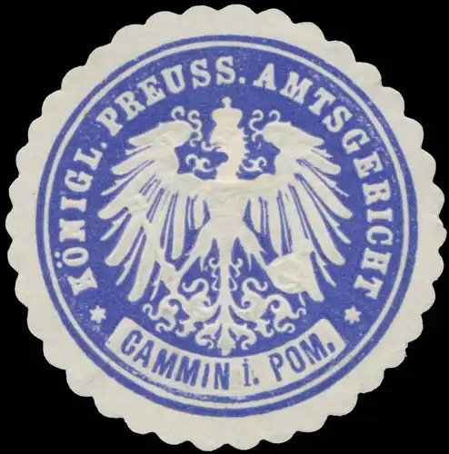 K.Pr. Amtsgericht Cammin in Pommern