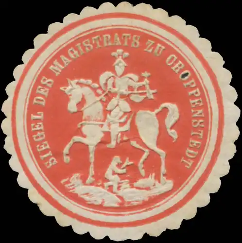 Siegel des Magistrats zu Croppenstedt