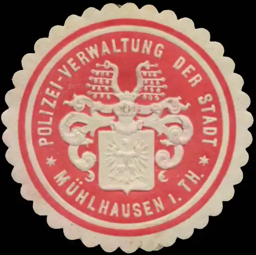 Polizei-Verwaltung der Stadt MÃ¼hlhausen in ThÃ¼ringen