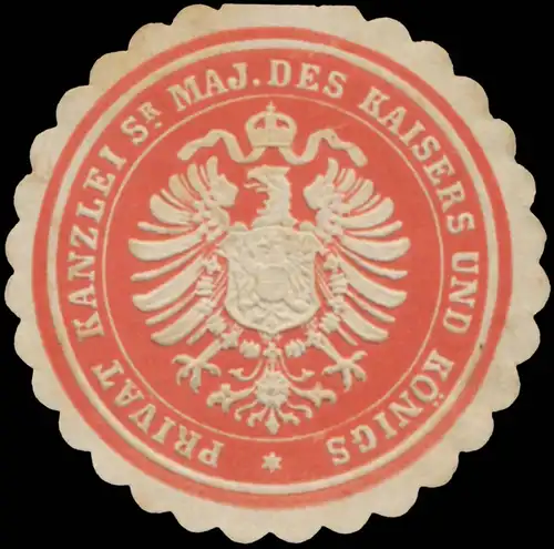 Privatkanzlei Sr. MajestÃ¤t des Kaisers und KÃ¶nigs