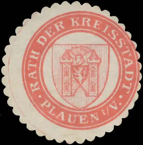 Rath der Kreisstadt Plauen im Vogtland