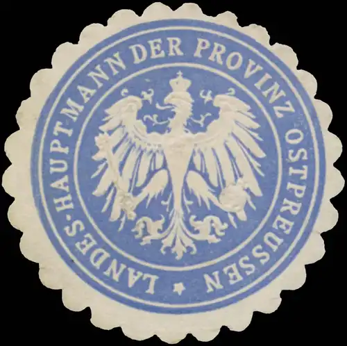 Landeshauptmann der Provinz Ostpreussen