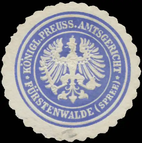 K.Pr. Amtsgericht Fürstenwalde (Spree)