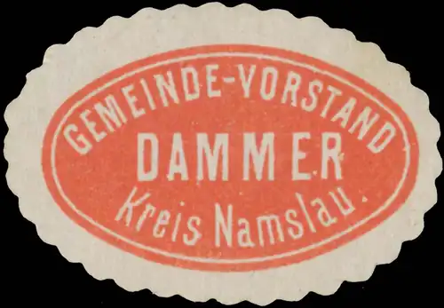 Gemeinde-Vorstand Dammer Kreis Namslau (Schlesien)