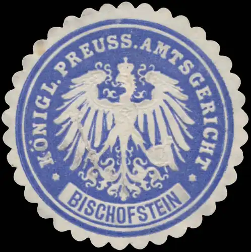 K.Pr. Amtsgericht Bischofstein