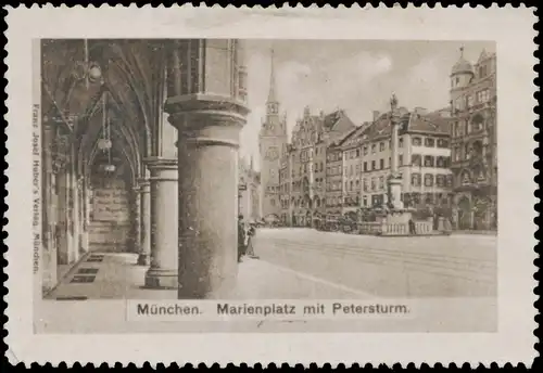 Marienplatz mit Petersturm