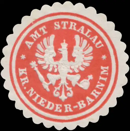 Amt Stralau Kreis Nieder-Barnim