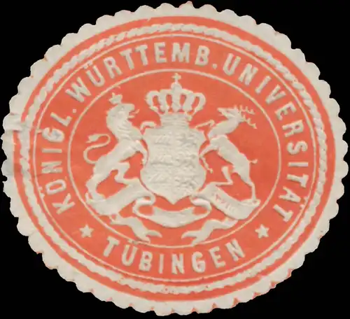 K. WÃ¼rttemb. UniversitÃ¤t TÃ¼bingen