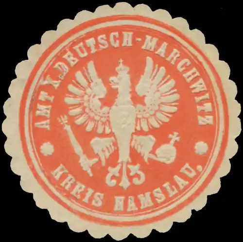Amt X. Deutsch-Marchwitz Kreis Namslau (Schlesien)