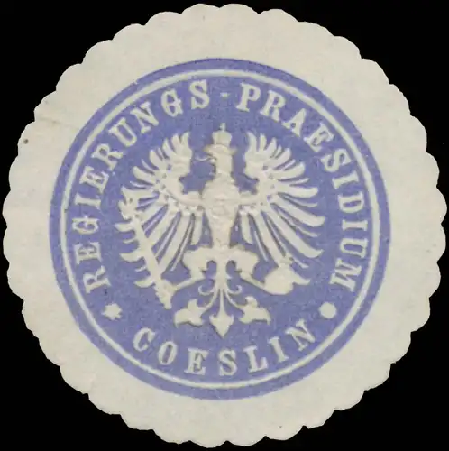 Regierungspräsidium Coeslin (Pommern)