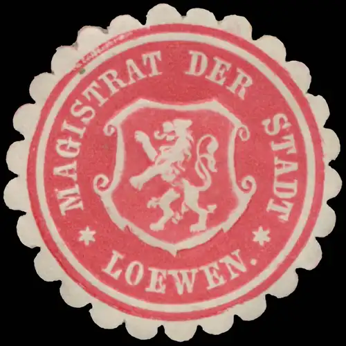 Magistrat der Stadt Loewen (Schlesien)