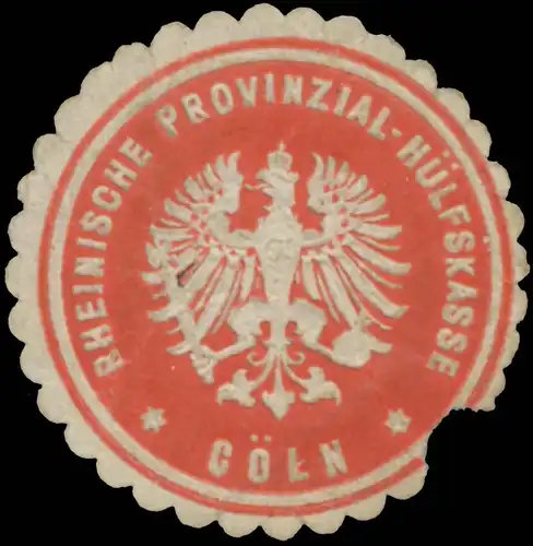 Rheinische Provinzial-HÃ¼lfskasse CÃ¶ln