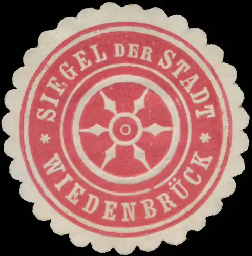 Siegel der Stadt WiedenbrÃ¼ck