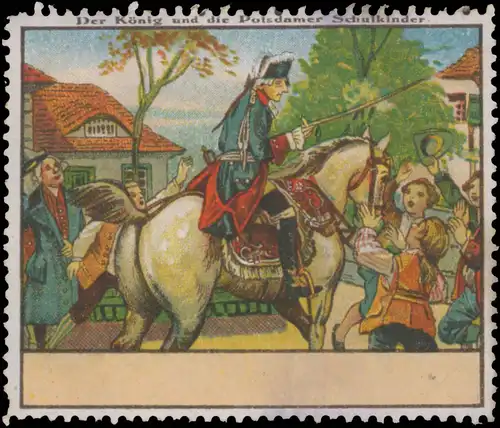 Der König und die Potsdamer Schulkinder