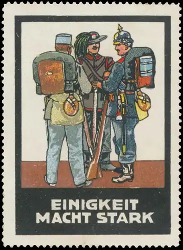Einigkeit macht stark
