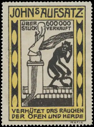 Johns Aufsatz verhÃ¼tet das Rauchen der Ãfen und Herde