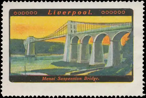 Menai Suspension Bridge Liverpool