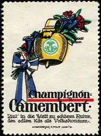 Champignon - Camembert KÃ¤se mit Glocke