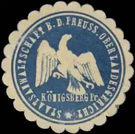 Staatsanwaltschaft b.d. Pr. Oberlandesgericht KÃ¶nigsberg/PreuÃen