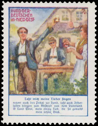 LaÃt mich meine Lieder singen