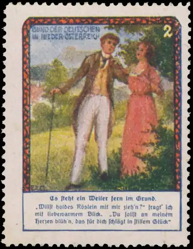 Es steht ein Weiler fern im Grund