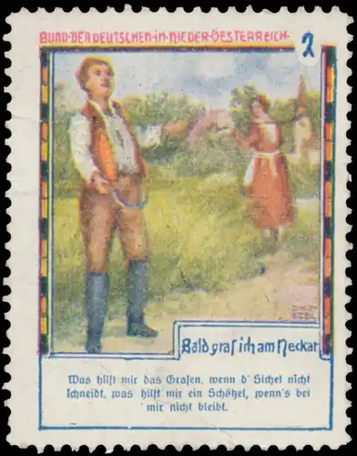 Bald gras ich am Neckar