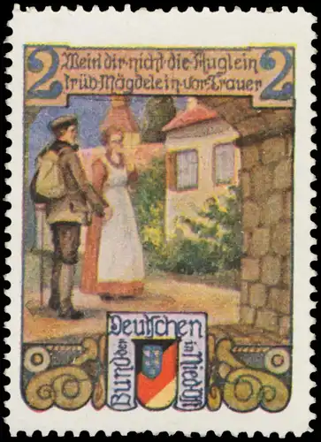 Wein dir nicht die Ãuglein trÃ¼b MÃ¤gdelein vor Trauer