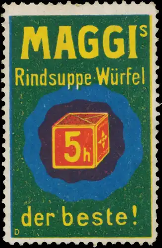 Maggis Rindsuppe-WÃ¼rfel der beste!