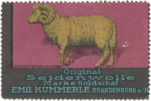 Original Seidenwolle Marke Goldschaf