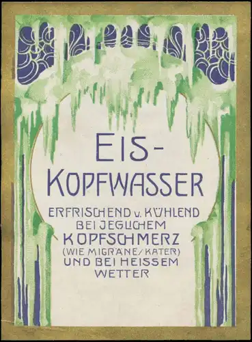 Eis-Kopfwasser