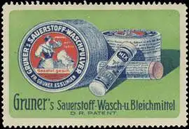 Gruners Sauerstoff-Wasch- und Bleichmittel