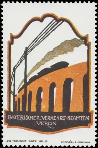 Eisenbahn auf dem Viadukt