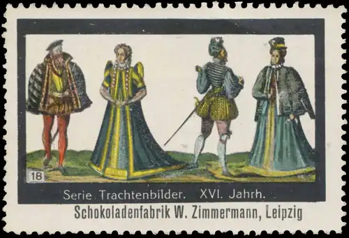 Trachtenbilder XVI. Jahrhundert