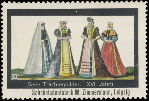 Trachtenbilder XVI. Jahrhundert