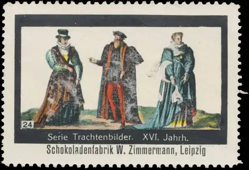 Trachtenbilder XVI. Jahrhundert