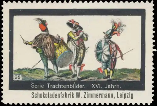 Trachtenbilder XVI. Jahrhundert