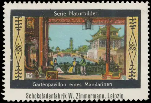 Gartenpavillon eines Mandarinen