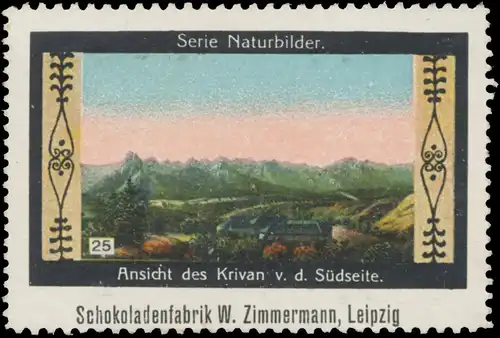 Ansicht des Krivan von der SÃ¼dseite