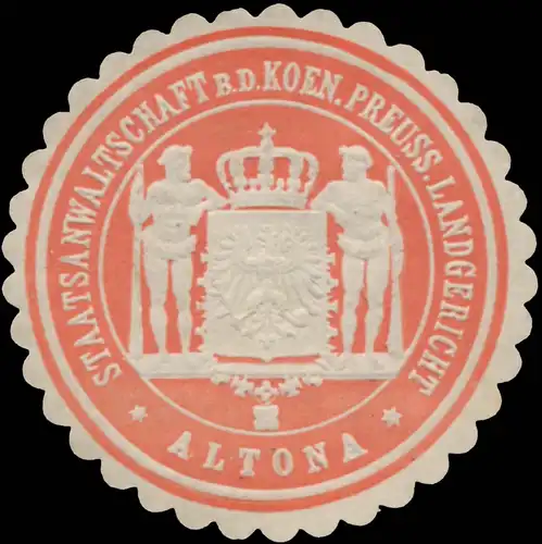 Staatsanwaltschaft b.d. Pr. Landgericht Altona