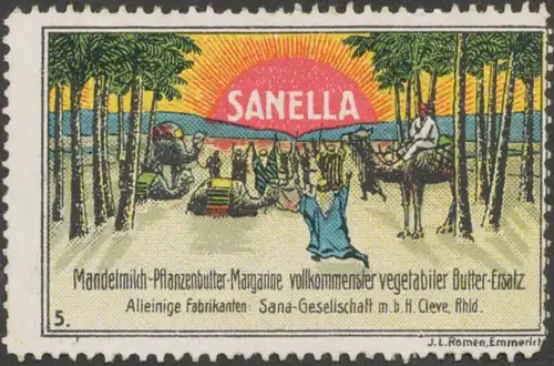 Sanella Mandelmilch Pflanzenbutter Margarine vollkommenster vegetabiler Butter-Ersatz